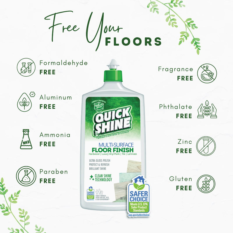 Quick Shine 27 Oz. Multi-Surface Floor Finish