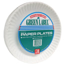 AJM Nature's Own Green Label 9 In. Paper Plates (70-Count)