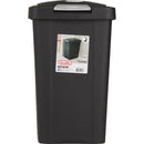 Sterilite 7.5 Gal. Black TouchTop Wastebasket