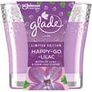 Glade 3.4 Oz. Happy-Go-Lilac Candle