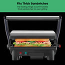 Chefman Electric Panini Press Grill and Gourmet Sandwich Maker (2 Slice)