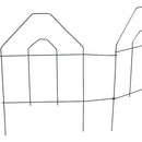 Best Garden 8 Ft. Green Galvanized Wire Folding Fence