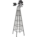 Panacea 72 In. Metal Decorative Windmill Obelisk