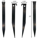 Master Mark Do-All 15 In. Black Plastic Tree and Plant Stake