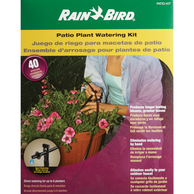 Rain Bird 10-Planter Patio Drip Irrigation Watering Kit