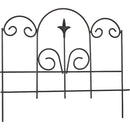 Panacea 16 In. H x 18 In. L Metal Decorative Border Fence