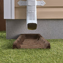 GroundSmart Brown Rubber Splash Block