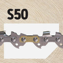 Oregon S50 AdvanceCut Saw Chain for 14 in. Bar - 50 Drive Links - fits Stihl, Remington, McCulloch, Craftsmand Homelite and more