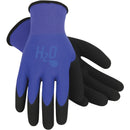 Mud H2O Women's Large Latex Coated Polyester Cobalt Blue Garden Glove