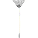 Tru Pro 26 In. Steel Head 54 In. Fiberglass Handle Leaf Rake (26-Tine)