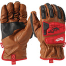 Milwaukee Impact Cut Level 3 Unisex Large Goatskin Leather Work Gloves