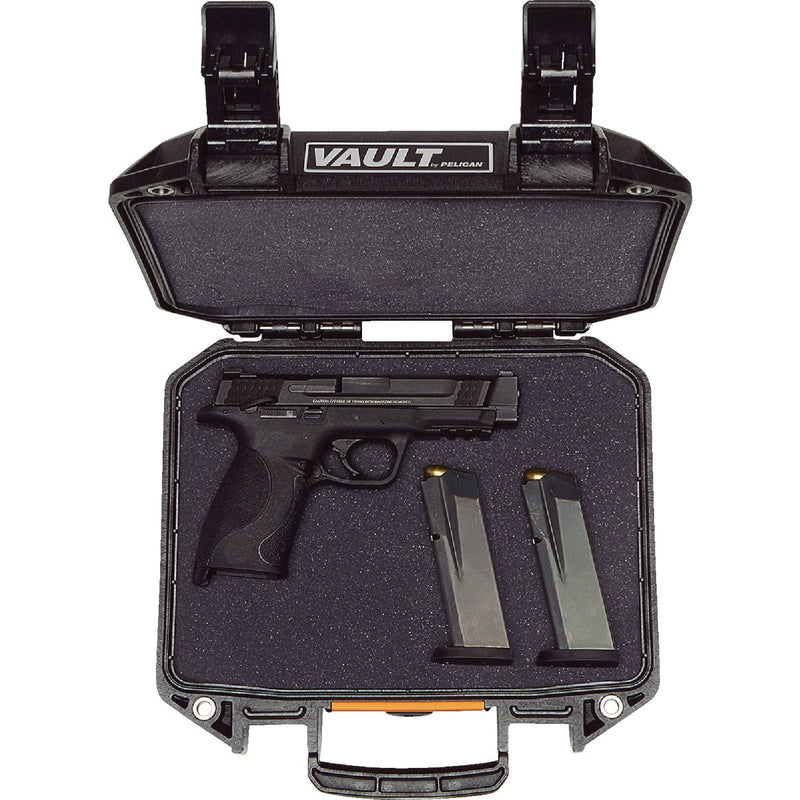 Pelican Vault Polyethylene 13 In. x 13 In. x 6 In. Black Small Gun Case