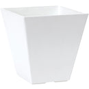 Novelty ArtStone Ella 8 in. W. x 9 in. H. x 8 In. L. White Resin Planter