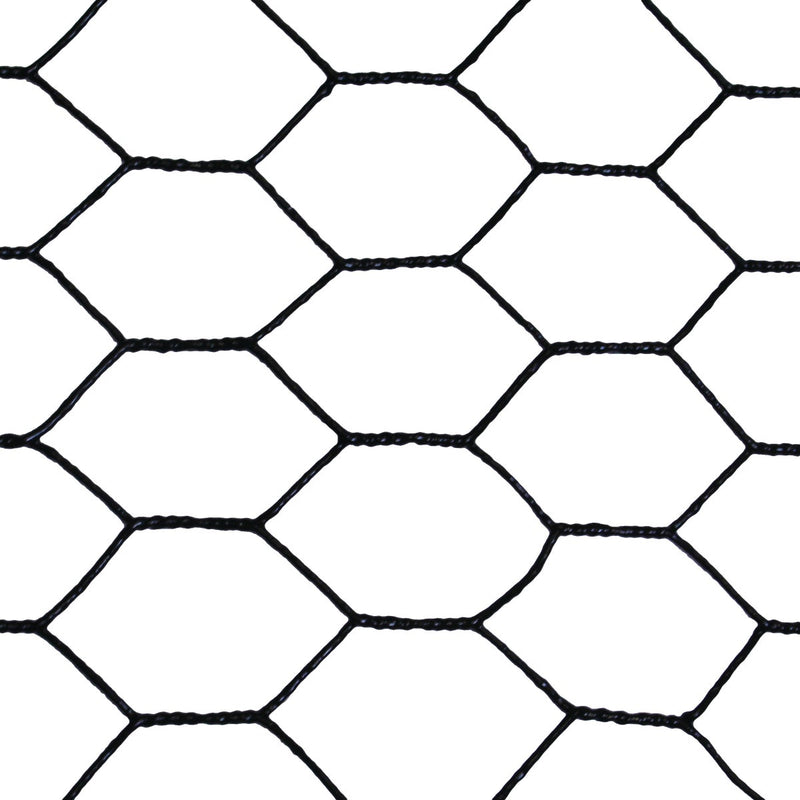 Acorn 1 In. x 36 In. H. x 150 Ft. L. Hexagonal  Vinyl-Coated Wire Poultry Netting