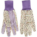 Best Garden Women's 1 Size Fits All Canvas Garden Glove with Knit Cuff