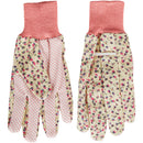 Best Garden Women's 1 Size Fits All Canvas Garden Glove with Knit Cuff