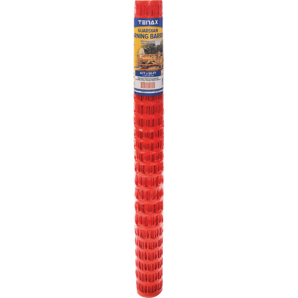 Tenax Guardian 4 Ft. H. x 50 Ft. L. Polyethylene Safety Fence, Orange