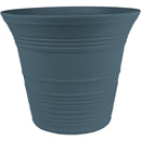 Myers Sedona 9 In. Dia. Polypropylene Slate Blue Planter