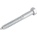 Hillman 1/2 In. x 4 In. Zinc Hex Lag Screw (25 Ct.)