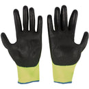 Milwaukee Unisex Medium Cut Level 2 High Vis Polyurethane Dipped Glove