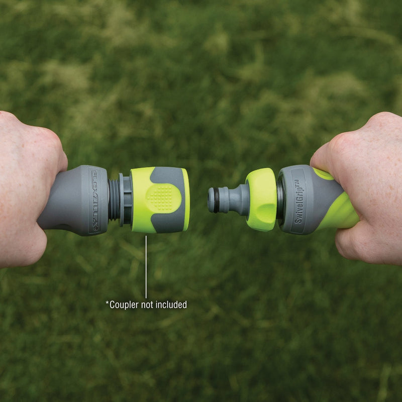 Flexzilla Standard Garden Hose Quick-Connect Fitting Plug Kit, ZillaGreen (5-Piece)