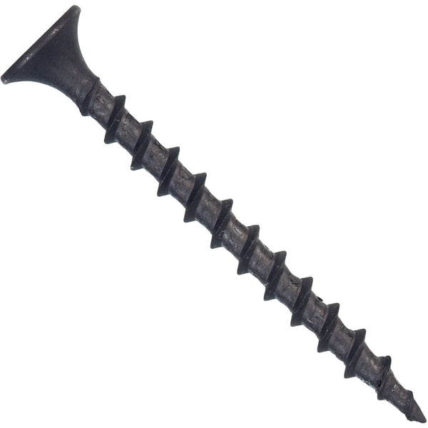 Hillman The Fasteneer Center #6 x 1-1/4 In. Phillips Coarse Thread Black Phosphate Drywall Screw (100 Ct.)