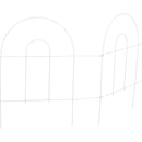 Best Garden 8 Ft. Powder-Coated White Wire Folding Fence