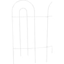 Best Garden 10 Ft. Powder-Coated White Wire Folding Fence