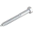 Hillman 3/8 In. x 4-1/2 In. Zinc Hex Lag Screw (50 Ct.)