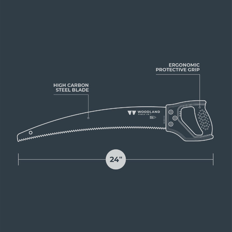 Woodland 18 In. Super Duty D-Handle Pruning Saw