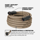Flexzilla Colors 5/8 In. Dia. x 50 Ft. L. Drinking Water Safe Garden Hose with SwivelGrip Connections