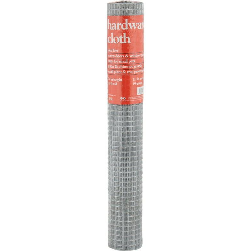 1/2 In. x 24 In. H. x 10 Ft. L. 19-Ga. Hardware Cloth