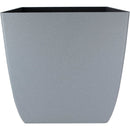 Myers Santa Fe 16 In. Pebble Gray Square Planter