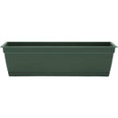 Bloem Ocean Series Dayton 24 In. W. x 6.69 In. H. x 7.75 In. D. Recycled Ocean Plastic Turtle Green Window Box