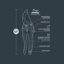 Woodland 8.75 In. MaxForce Gear'd Bypass Pruner
