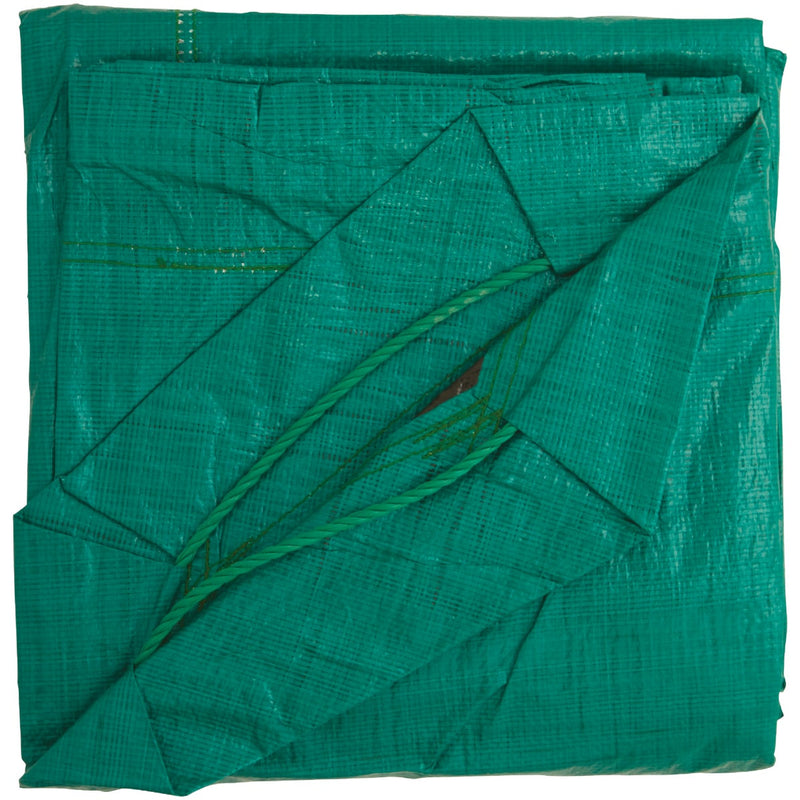 Do it Best 9 Ft. x 9 Ft. Poly Fabric Green Lawn Cleanup Tarp