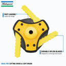 Shakespeare Push-N-Load 3-Blade Fixed Feed Universal Shaft Replacement Trimmer Head
