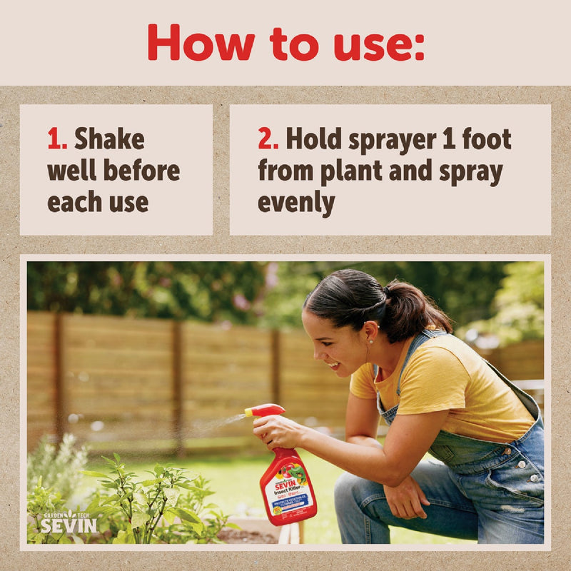 Garden Tech Sevin 32 Oz. Ready To Use Trigger Spray Insect Killer