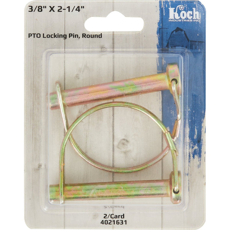 Koch 3/8 In. x 2-1/4 In. Round Loop Lock Pin (2-Pack)