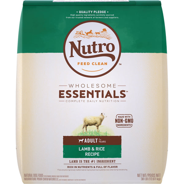 Nutro Wholesome Essentials 30 Lb. Lamb & Rice Adult Dry Dog Food