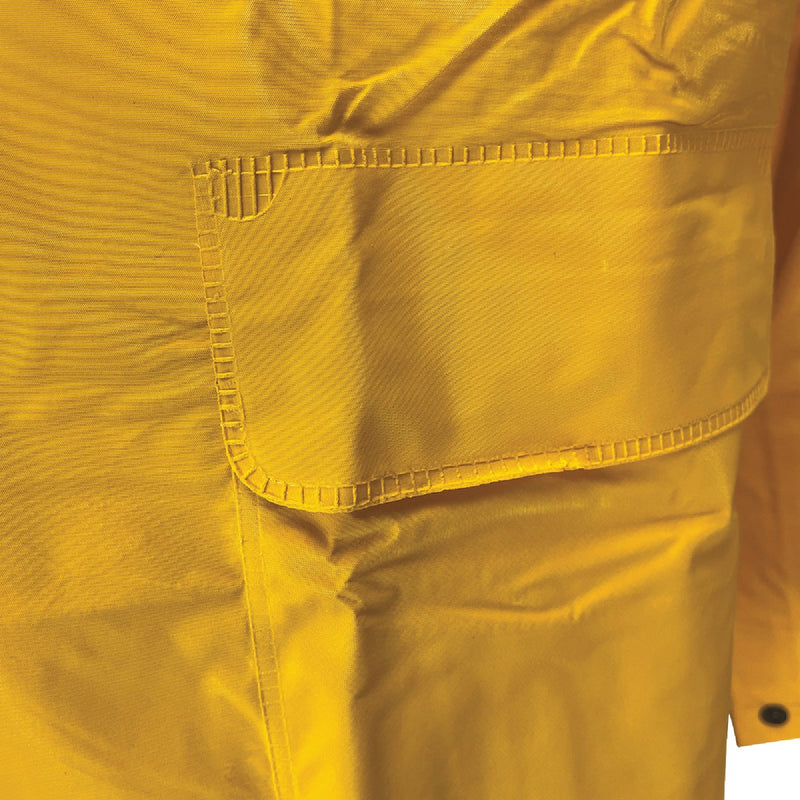 Boss XL Yellow PVC Rain Coat