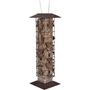 Perky-Pet Squirrel-Be-Gone Bronze Metal Leaf 2 Lb. Capacity Tube Bird Feeder