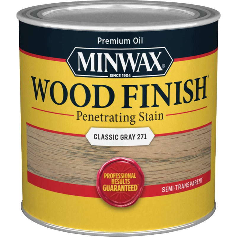 Minwax Wood Finish Penetrating Stain, Classic Gray, 1/2 Pt.