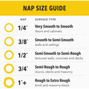 Purdy White Dove 4-1/2 In. x 3/8 In. Jumbo Mini Woven Fabric Roller Cover (2-Pack)