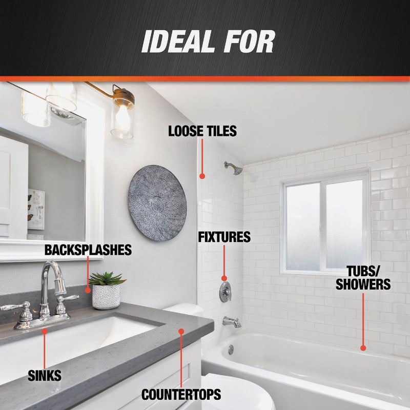 DAP KWIK SEAL ULTRA 10.1 Oz. White Siliconized Kitchen & Bath Sealant