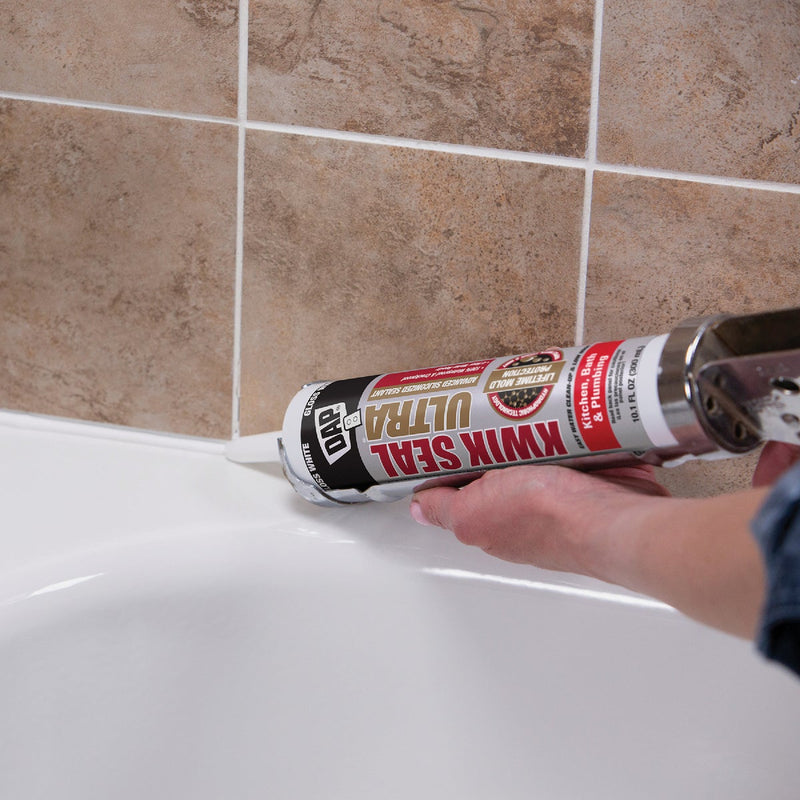 DAP KWIK SEAL ULTRA 10.1 Oz. Biscuit Siliconized Kitchen & Bath Sealant