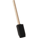 Linzer Project Select 1 In. High Density Closed Cell Foam Brush with Wood Peg Handle