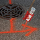 Krylon Mark-It 732108 Industrial WB Fluorescent Red Orange Inverted Marking Paint