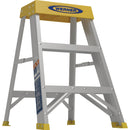 Werner 2 Ft. Aluminum Step Stool with 300 Lb. Load Capacity Type IA Ladder Rating