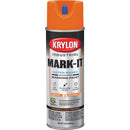 Krylon Mark-It 732008 Industrial WB Fluorescent Orange Inverted Marking Paint